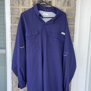 Columbia PFG Button down fishing shirt.
